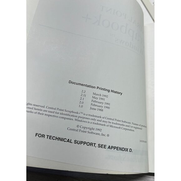 Scrapbook+ Version 2.2 Floppy Disk Software Instructions 1992 Central Point - Picture 8 of 11